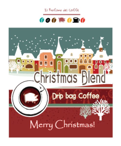 画像1: Santa’s Town Drip Bag（サンタタウン・ドリップバッグ） (1)